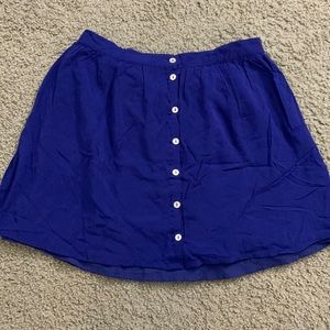 Forever 21 Blue Skater Skirt, Large